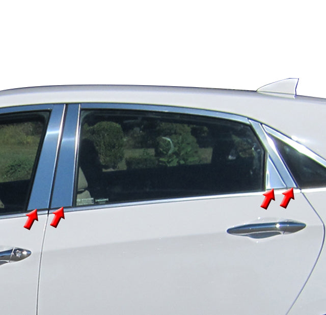 Pillar Post Trims <br> 13-16 Hyundai Elantra GT