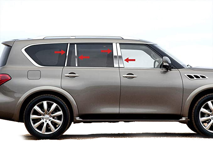 Pillar Post Trims <br> 2013 Infiniti JX35, 14-20 QX60