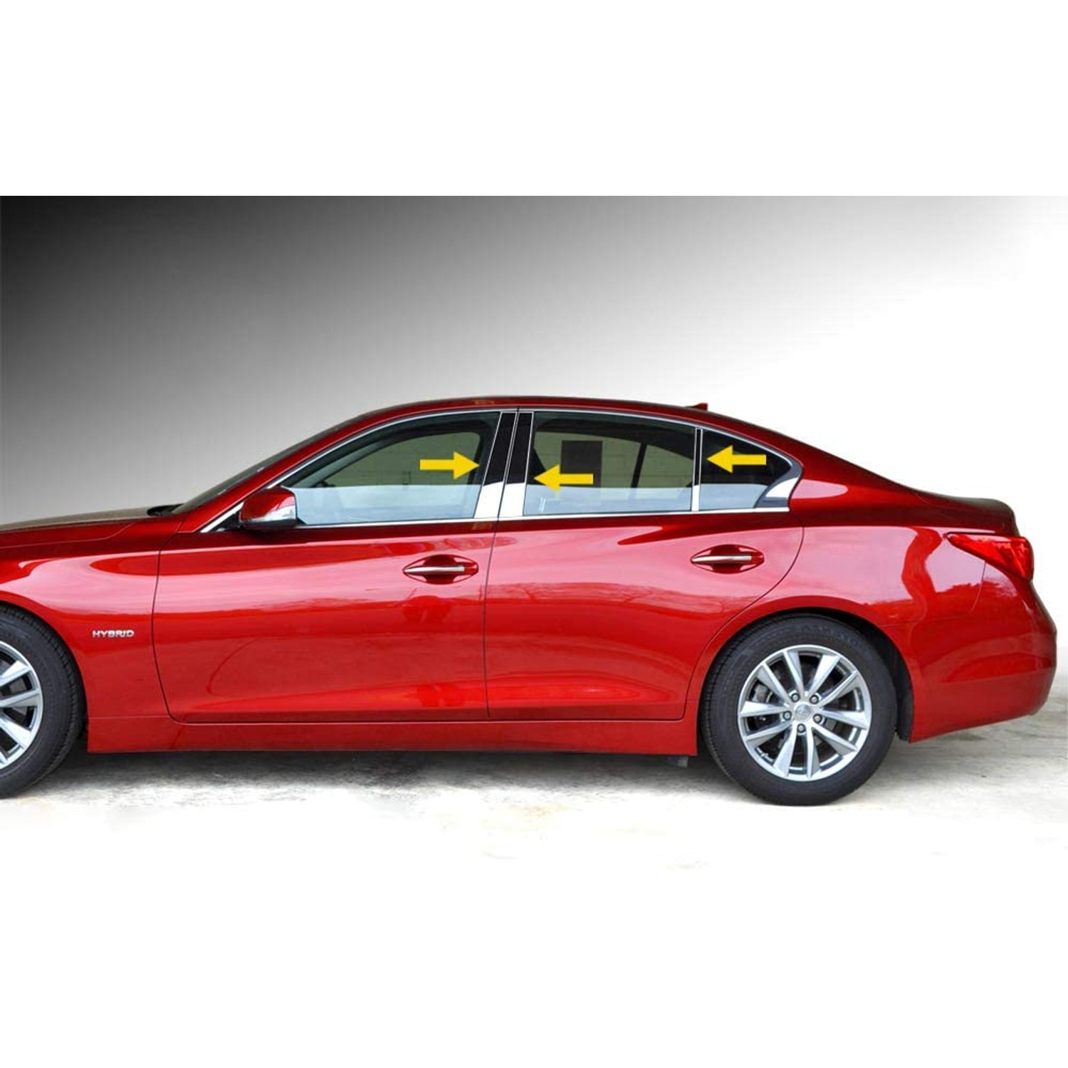 Pillar Post Trims <br> 08-16 Infiniti EX35 / QX50