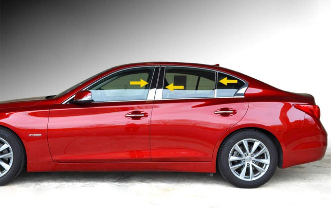 Pillar Post Trims <br> 08-16 Infiniti EX35 / QX50