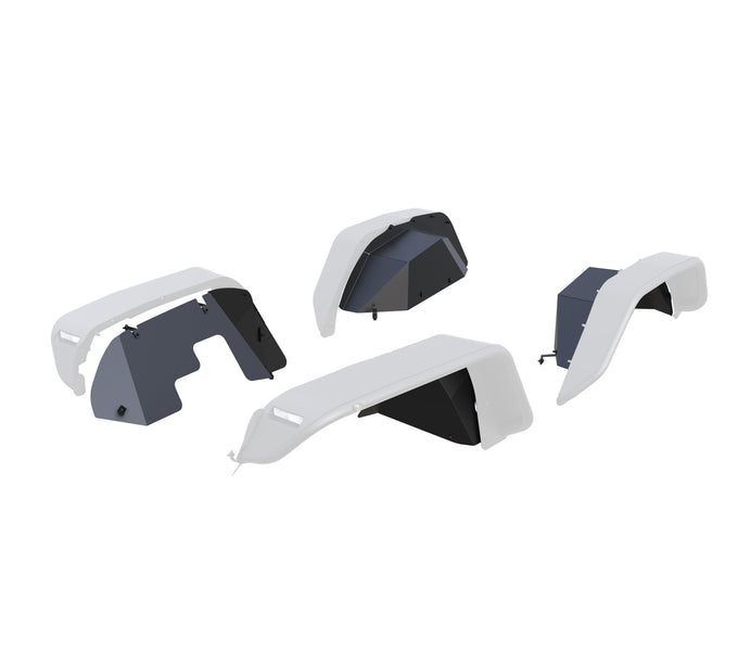 Full Set Inner Fender Flares Liners <br> 20-23 Jeep Gladiator