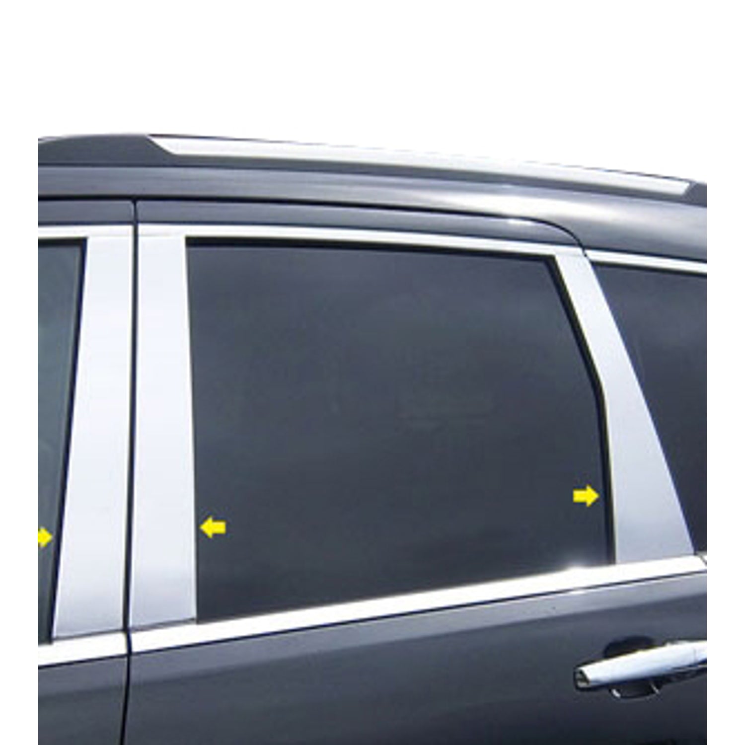 Pillar Post Trims <br> 11-21 Jeep Grand Cherokee