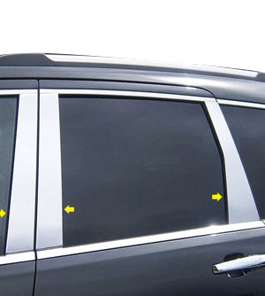 Pillar Post Trims <br> 11-21 Jeep Grand Cherokee