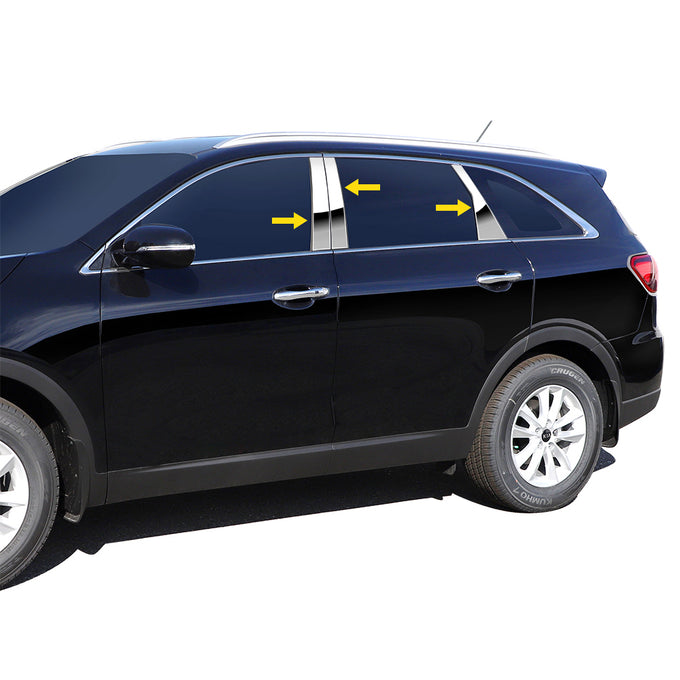 Pillar Post Trims <br> 16-16 Kia Sorento