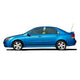 Pillar Post Trims <br> 05-09 Kia Spectra