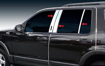 Pillar Post Trims <br> 02-10 Ford Explorer, Mercury Mountaineer