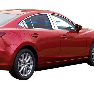 Pillar Post Trims <br> 14-16 Mazda 3