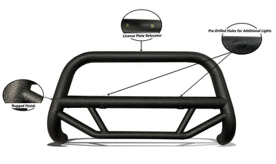 Polished Stainless Steel Max Bull Bar <br> 07-21 Toyota Tundra