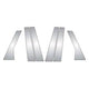 Pillar Post Trims <br> 07-13 Mitsubishi Outlander