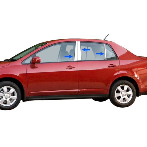 Pillar Post Trims <br> 07-11 Nissan Versa