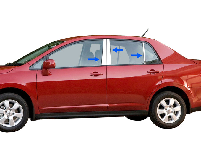 Pillar Post Trims <br> 07-11 Nissan Versa