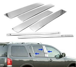 Pillar Post Trims <br> 04-10 Infiniti QX56 05-15 Nissan Armada