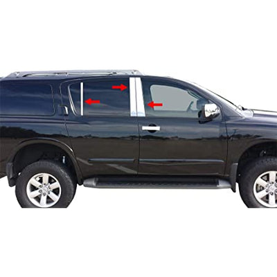 Pillar Post Trims <br> 04-10 Infiniti QX56 05-15 Nissan Armada
