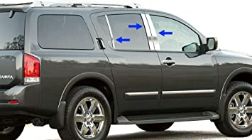Pillar Post Trims <br> 04-10 Infiniti QX56 05-15 Nissan Armada