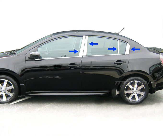 Pillar Post Trims <br> 07-12 Nissan Sentra