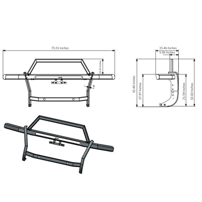 Rambler Grille Guard <br> 21-24 Ford Bronco