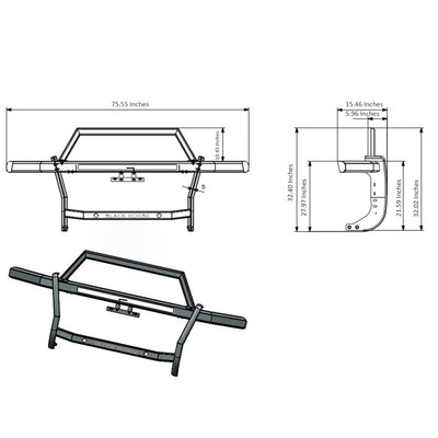 Rambler Grille Guard Kit <br> 24-24 Toyota Tacoma