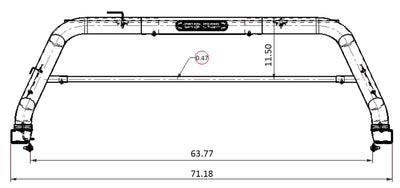 Classic Roll Bar <br> 09-10 Dodge Ram, 00-24 Ford F-150, 01-24 GMC Sierra