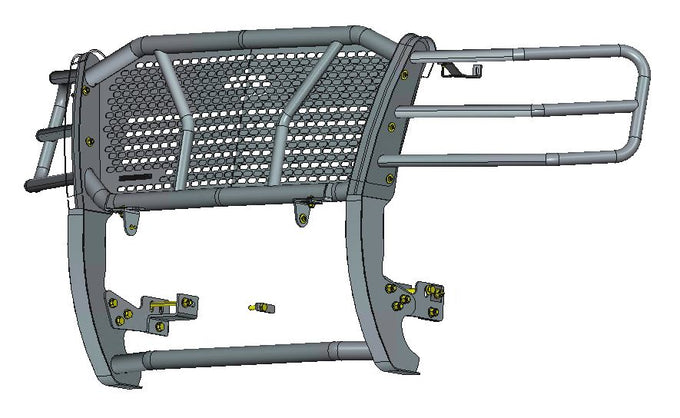 Rugged Heavy Duty Grille Guard <br> 07-13 Chevrolet Silverado 1500