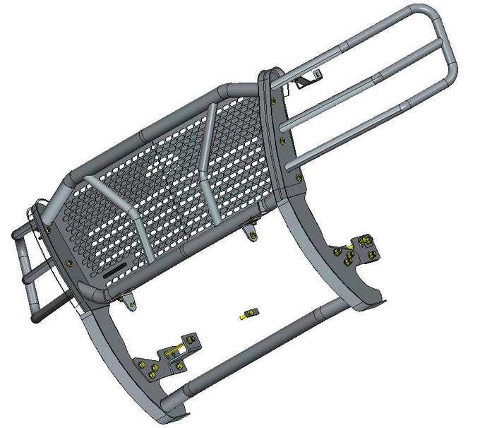 Rugged Heavy Duty Grille Guard <br> 07-13 Chevrolet Silverado 1500