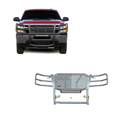 Rugged Heavy Duty Grille Guard Kit <br> 07-13 Chevrolet Silverado 1500