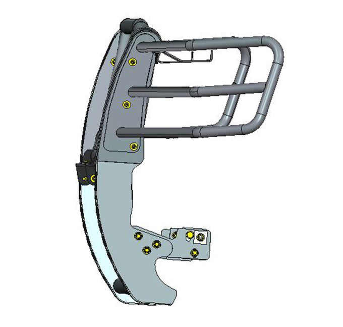 Rugged Heavy Duty Grille Guard Kit <br> 07-13 Chevrolet Silverado 1500