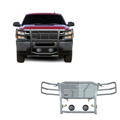 Rugged Heavy Duty Grille Guard Kit <br> 07-13 Chevrolet Silverado 1500