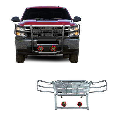 Rugged Heavy Duty Grille Guard Kit <br> 07-13 Chevrolet Silverado 1500