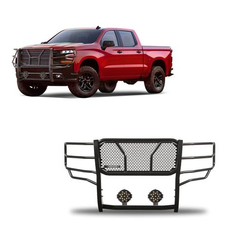 Rugged Heavy Duty Grille Guard Kit <br> 19-24 Chevrolet Silverado 1500