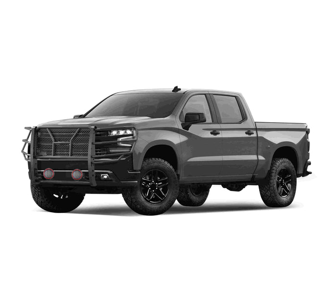 Rugged Heavy Duty Grille Guard Kit <br> 19-24 Chevrolet Silverado 1500
