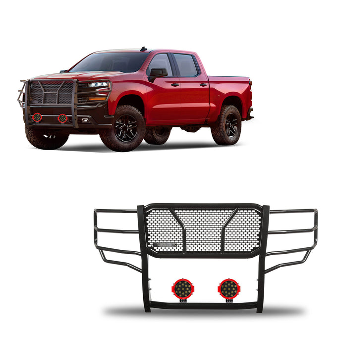 Rugged Heavy Duty Grille Guard Kit <br> 19-24 Chevrolet Silverado 1500