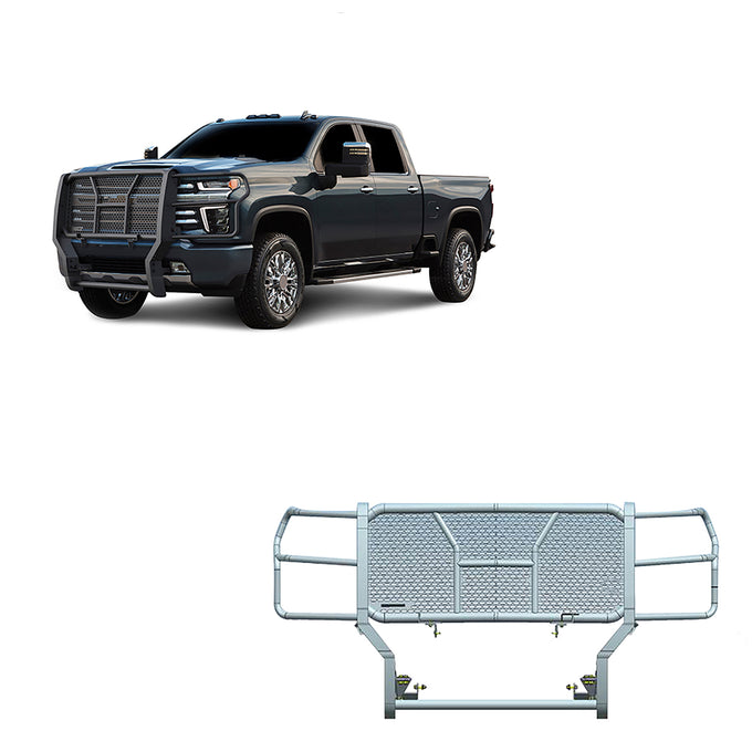 Rugged Heavy Duty Grille Guard <br> 20-24 Chevy Silverado 2500 3500 HD