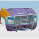 Rugged Heavy Duty Grille Guard Kit <br> 20-24 Chevrolet Silverado 3500 HD