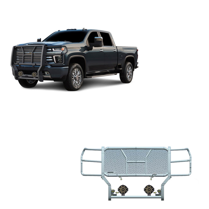 Rugged Heavy Duty Grille Guard Kit <br> 20-24 Chevrolet Silverado 2500 3500 HD