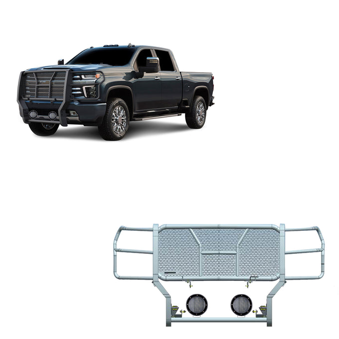 Rugged Heavy Duty Grille Guard Kit <br> 20-24 Chevrolet Silverado 2500 3500 HD