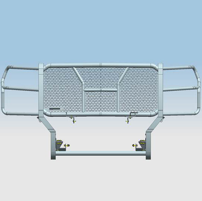 Rugged Heavy Duty Grille Guard Kit <br> 20-24 Chevrolet Silverado 2500 3500 HD