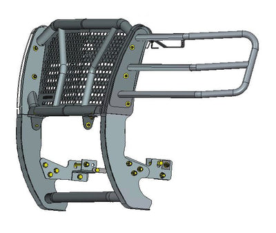 Rugged Heavy Duty Grille Guard <br> 07-14 Chevrolet Tahoe 07-13 Chevy Avalanche