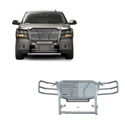 Rugged Heavy Duty Grille Guard Kit <br> 07-14 Chevrolet Tahoe, 07-13 Chevrolet Avalanche