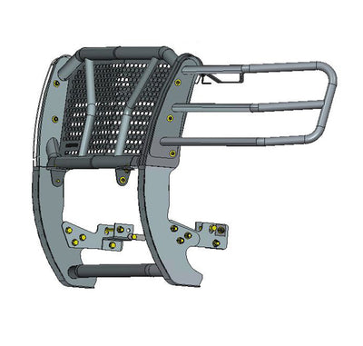 Rugged Heavy Duty Grille Guard Kit <br> 07-14 Chevrolet Tahoe, 07-13 Chevrolet Avalanche