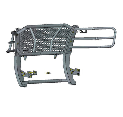 Rugged Heavy Duty Grille Guard Kit <br> 07-14 Chevrolet Tahoe, 07-13 Chevrolet Avalanche