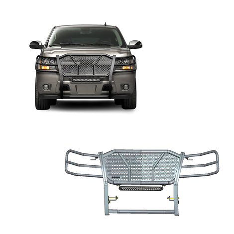 Rugged Heavy Duty Grille Guard Kit <br> 07-14 Chevrolet Tahoe, 07-13 Chevy Avalanche