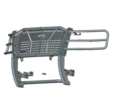 Rugged Heavy Duty Grille Guard Kit <br> 07-14 Chevrolet Tahoe, 07-13 Chevy Avalanche