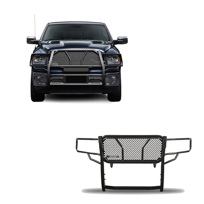 Rugged Heavy Duty Grille Guard <br> 19-24 Ram 1500 Classic, 11-18 Ram 1500