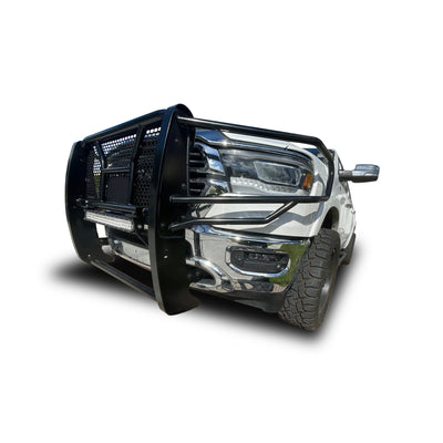 Rugged Heavy Duty Grille Guard Kit <br> 19-24 Ram 1500 Classic, 11-18 Ram 1500