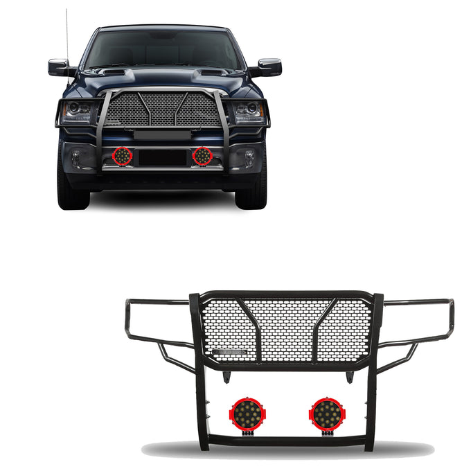 Rugged Heavy Duty Grille Guard Kit <br> 11-24 Ram 1500