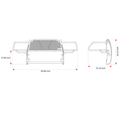 Rugged Heavy Duty Grille Guard Kit <br> 11-24 Ram 1500