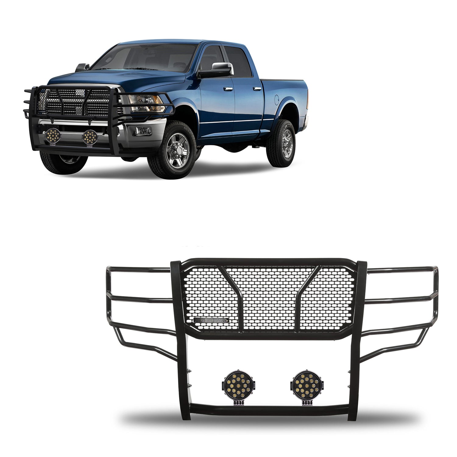 Rugged Heavy Duty Grille Guard Kit <br> 10-18 Dodge Ram 2500 3500