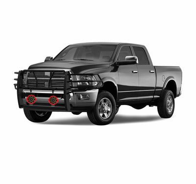 Rugged Heavy Duty Grille Guard Kit <br> 10-18 Dodge Ram 2500 3500