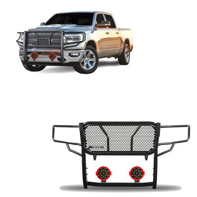 Rugged Heavy Duty Grille Guard Kit <br> 19-24 Ram 1500