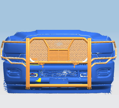 Rugged Heavy Duty Grille Guard <br> 19-24 Ram 2500 3500